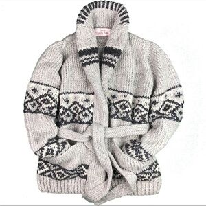 Camp Kitschy Knits Chunky Cardigan Sweater size L (42)